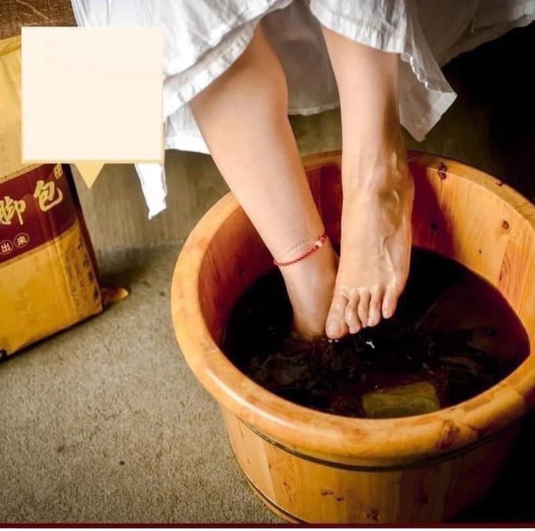 Set 100 gói thảo dược ngâm chân vị gừng và ngải cứu MC16