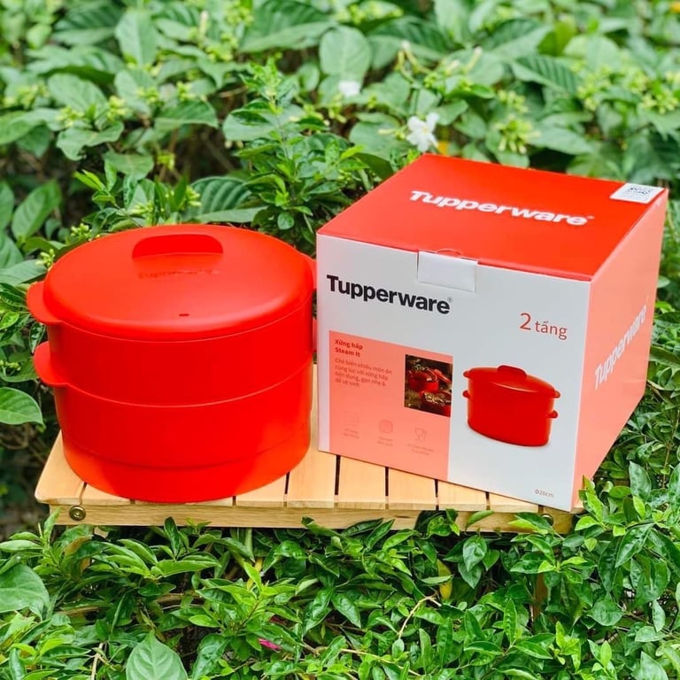 Xửng hấp TUPPERWARE 2 tầng