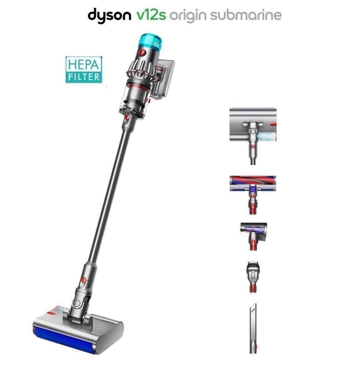 Máy hút bụi & lau sàn Dyson V12S Origin Submarine (Bản HEPA)