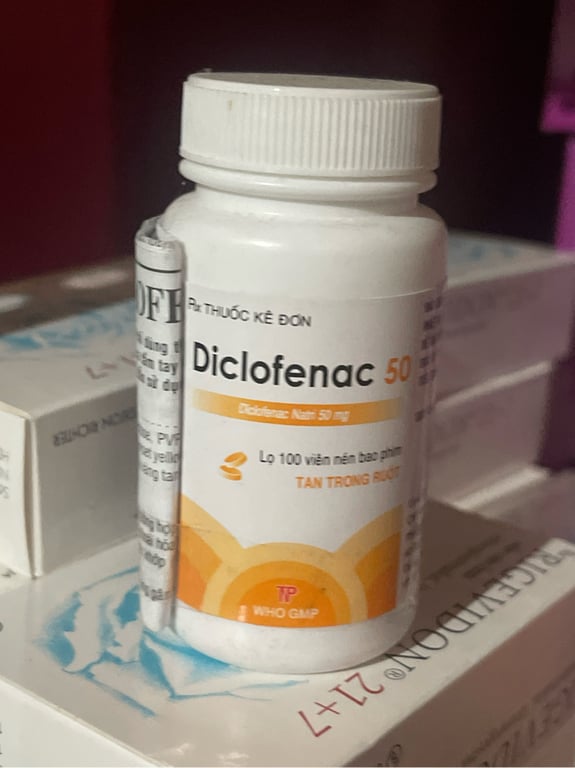 Diclofenac 50 thành nam c/100v