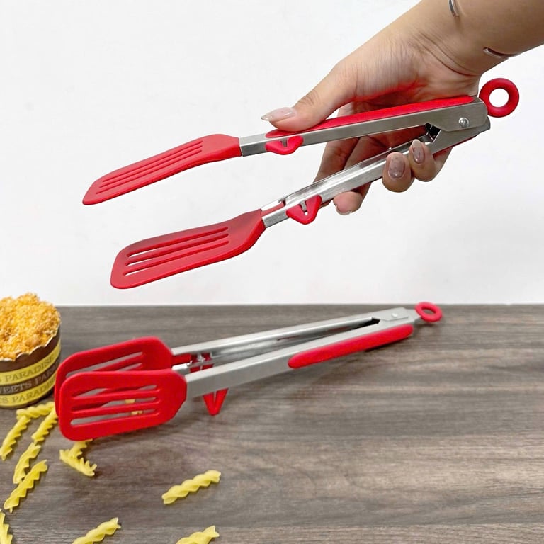 SET 2 KẸP SILICON GẮP THỨC ĂN