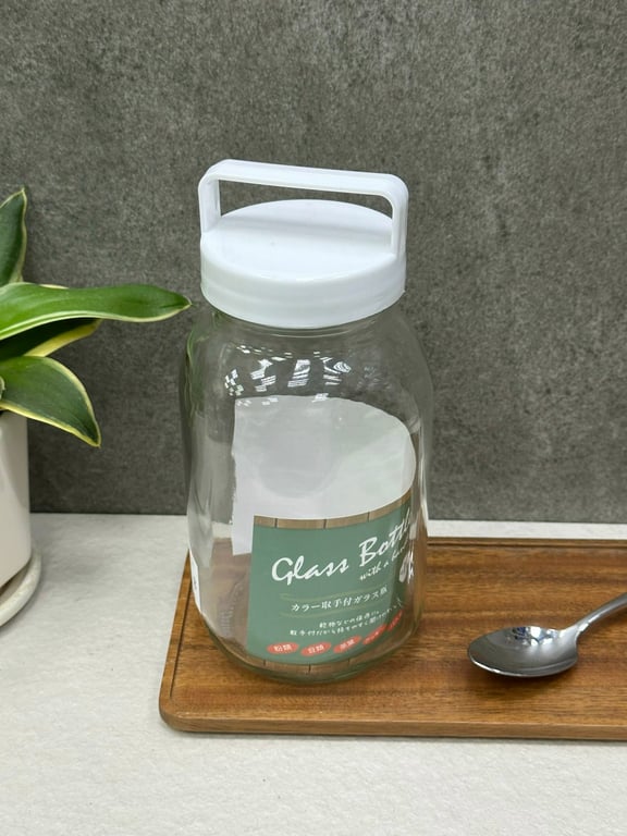 LỌ THỦY TINH CÓ QUAI XÁCH ECHO 1L