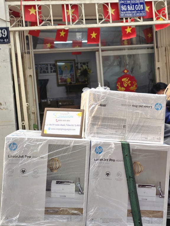 Máy in laser đen trắng HP 4003DN (A4/A5 | Đảo mặt | USB | LAN)-NK