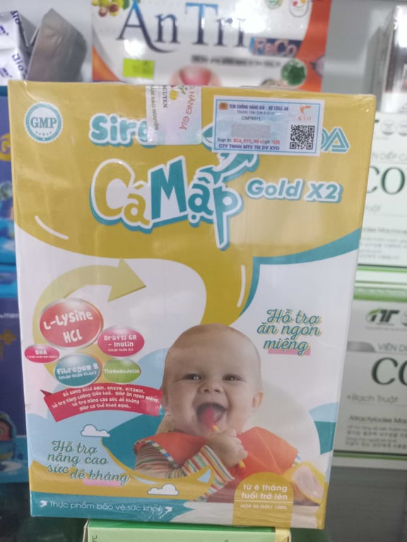 Siro cá mập Gold X2 hộp 30 gói