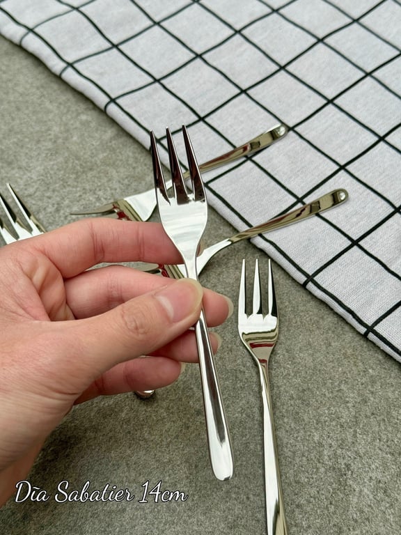 Set 5 thìa/dĩa inox cao cấp Sabatier 14cm xuất Mỹ