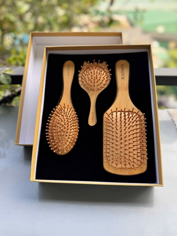 LƯỢC ĐỆM KHÍ MASSAGE DA ĐẦU – RAPERN NC269