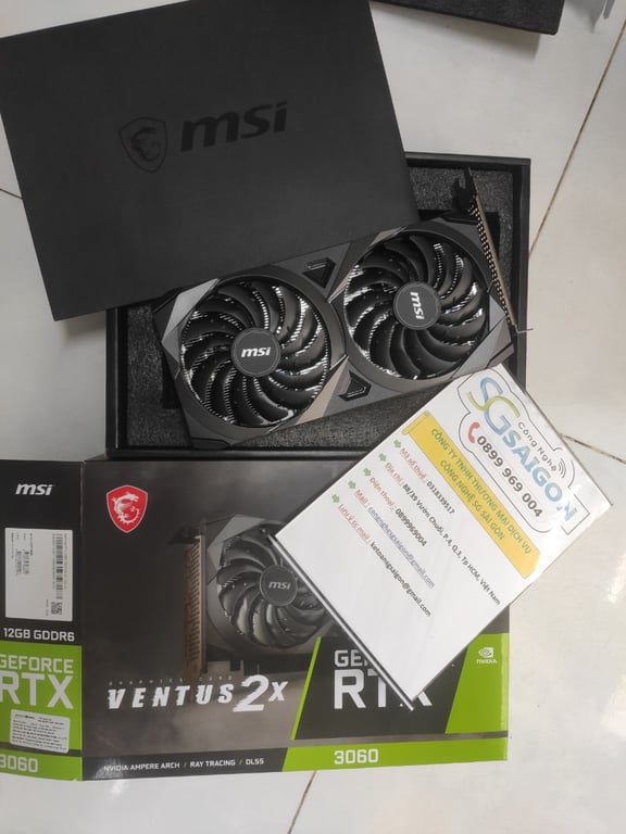 VGA MSI GeForce RTX 3060 VENTUS 2X 12GB GDDR6 OC