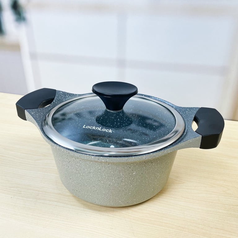 Nồi đá Stone cao cấp 20cm Lock&Lock LCA6202D