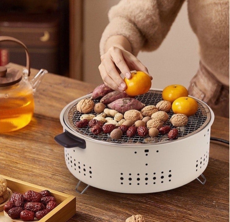 BẾP NƯỚNG THAN HOA CHỐNG NÓNG sz 32cm