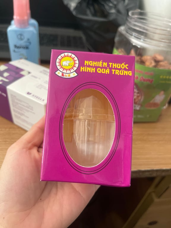 Cối xoay thuốc quả trứng