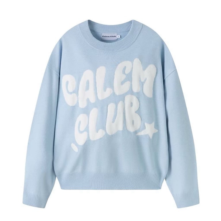 Áo len tay dài CALEM CLUB JUMPER chất len dệt kim