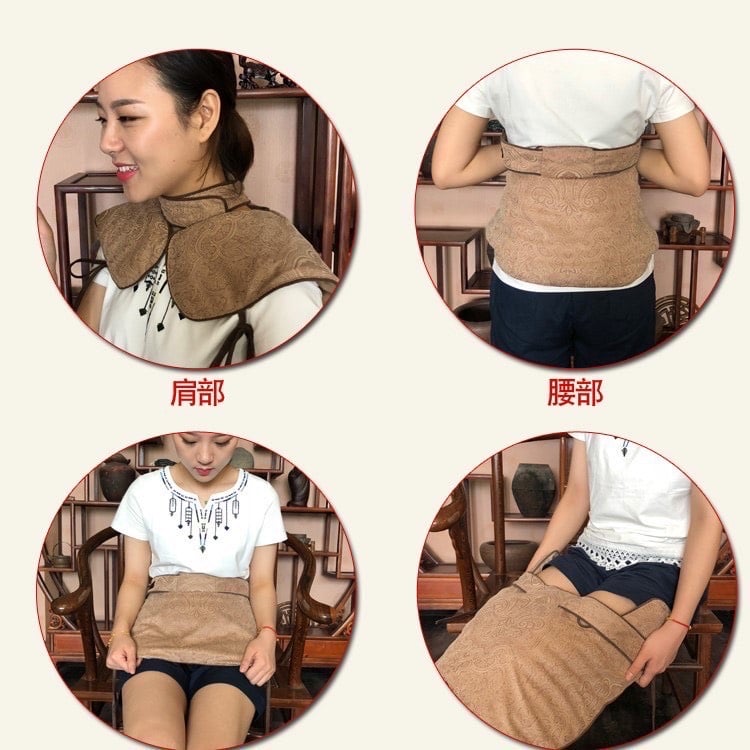 ĐAI CHƯỜM NÓNG NGẢI CỨU GIÚP GIẢM ĐAU CỔ – VAI – GÁY