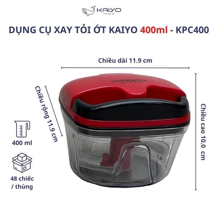 Xay tỏi Kaiyo Nhật 250ml- 400ml