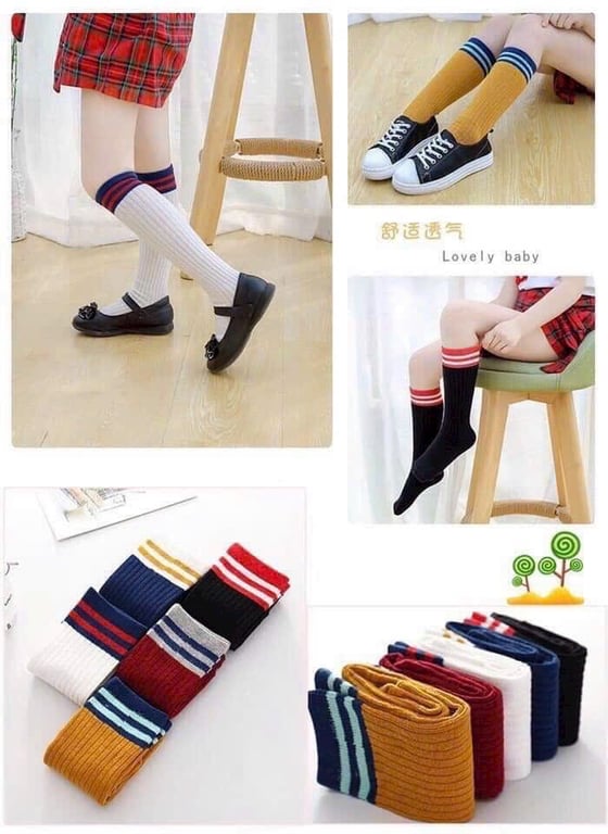 TẤT MẶC VÁY HÀN QUỐC CHO BÉ MC19