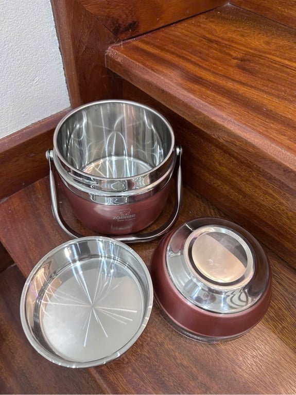 Cặp lồng cơm Inox Zojirushi - màu hồng