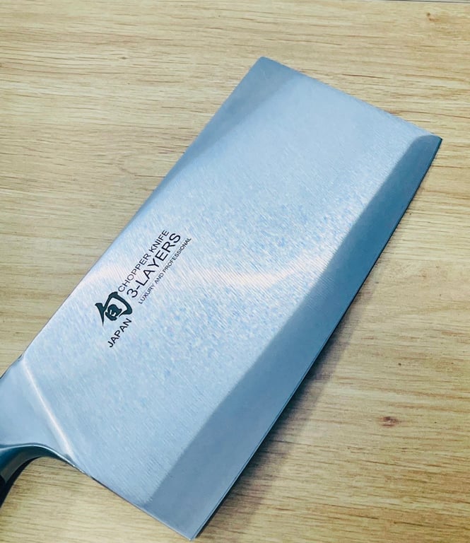 XẢ KHO DAO CHẶT NHẬT TAY CẦM VÂN GỖ MUN