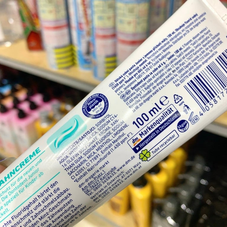 Kem đánh răng CHỐNG SÂU RĂNG trẻ em DONTO DENT JUNIOR