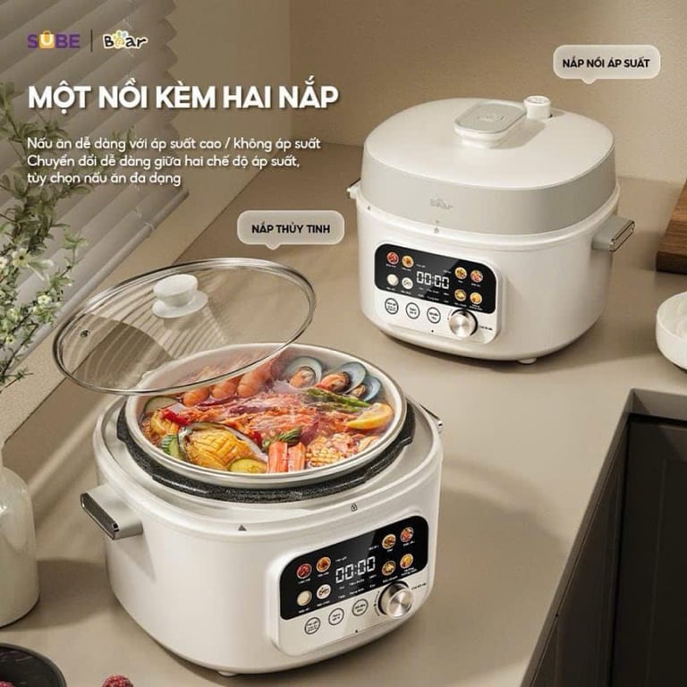 nồi áp suất Bear 4L SB-AS40W