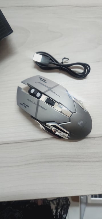 Chuột Bluetooth/Wireless T-Wolf Q13B - Xám