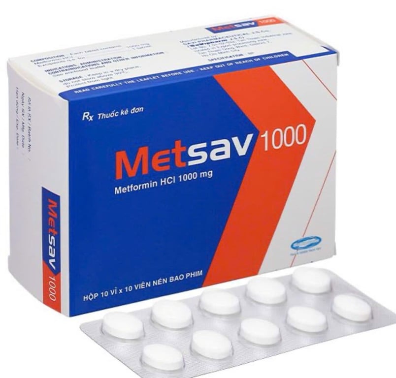 Mefformin 1000mg  h/100v metsav 1000