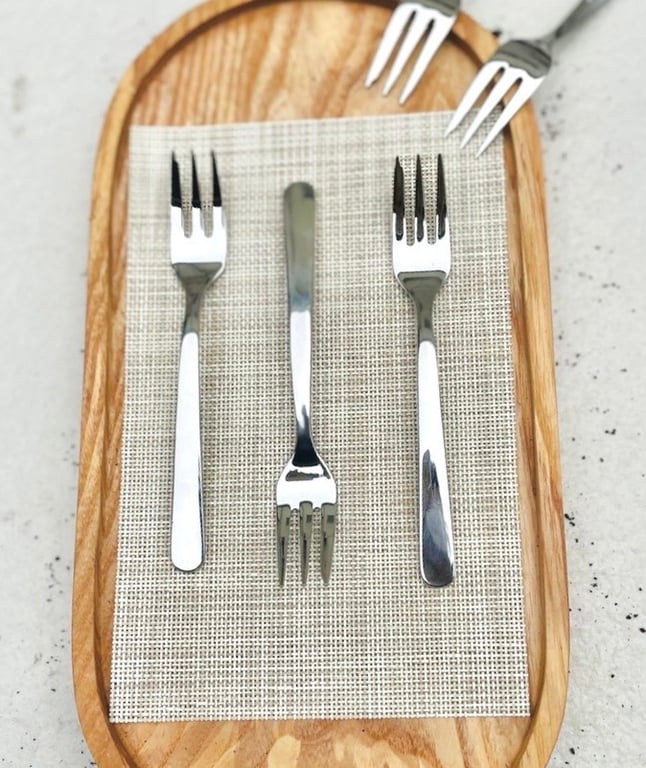 Set 5 Dĩa inox hãng Royal Van Kempen