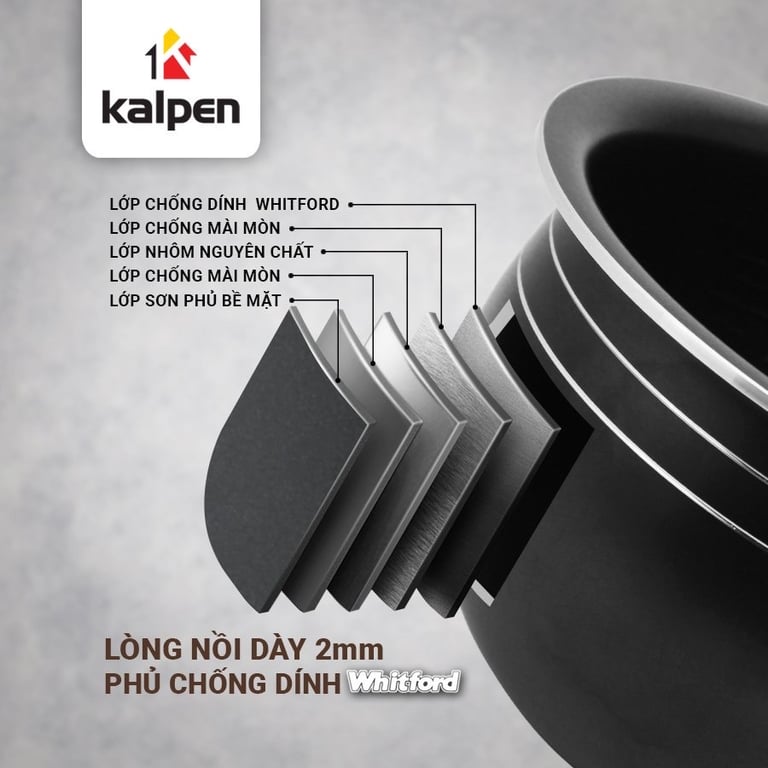 NỒI CƠM ĐIỆN 3D KALPEN R4 DUNG TÍCH 1,8L