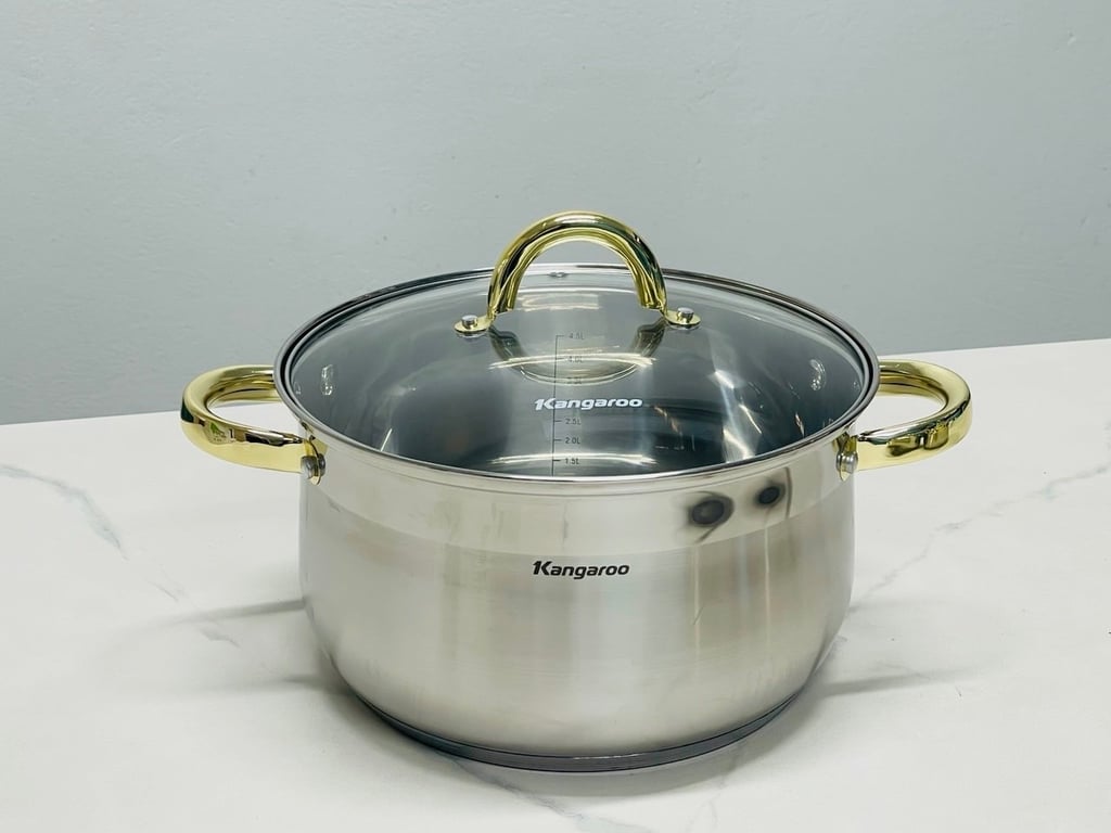 BỘ NỒI 3 MÓN INOX KANGAROO KG866