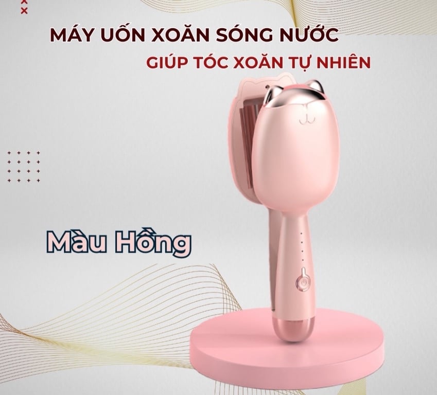 NC102 - MÁY LÀM XOĂN TÓC HIPPIE  Size 32mm