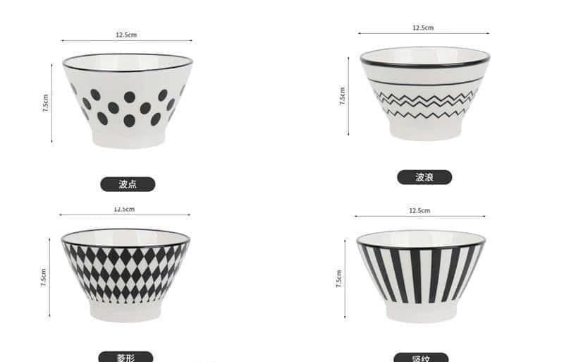 set 4 bát + 4 thìa sứ siêu đẹp