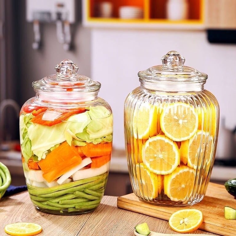 SET 3 HŨ THỦY TINH QUẢ BÍ