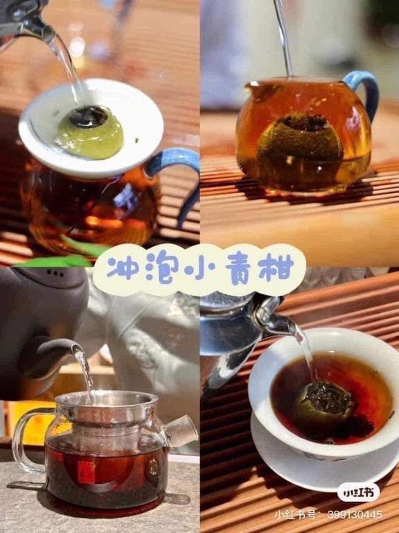 TRÀ QUÝT PHỔ NHĨ Ủ 8 NĂM QUÝ GIÁ VÂN NAM‼️MC45