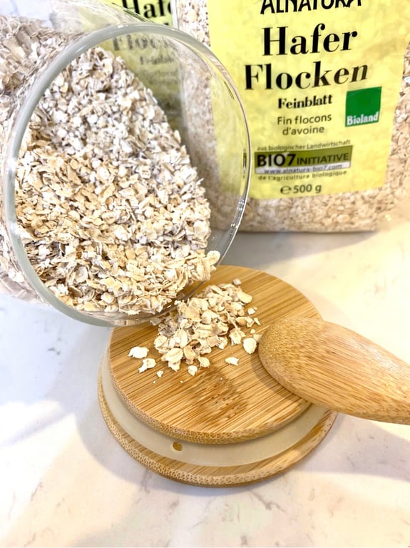 set 3 gói Yến Mạch Đức Cán Dẹp Hafer Flocken 500g