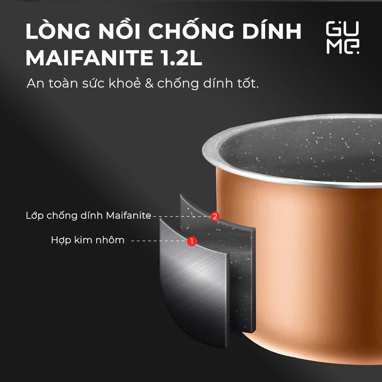 NỒI CƠM ĐIỆN GUME GM-RC13