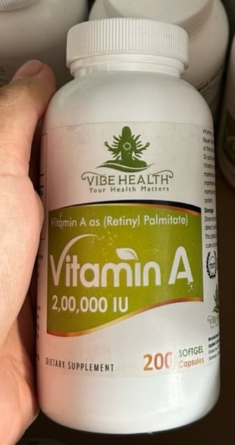 Vitamin A liều cao 200.000 IU Ấn Độ hộp 200 viên
