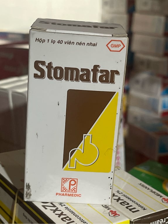Stomafar lọ 40v nhai pharmedic