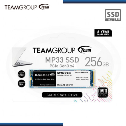 Ổ Cứng SSD TeamGroup 256G MP33 M.2 PCIe Gen3x4