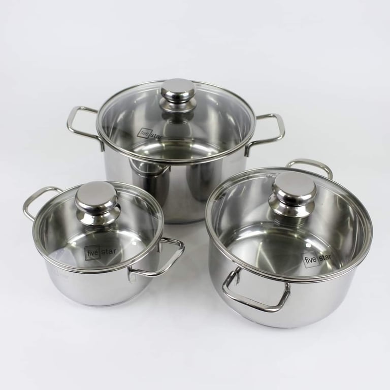 Bộ 3 nồi five star size 16-20-24cm