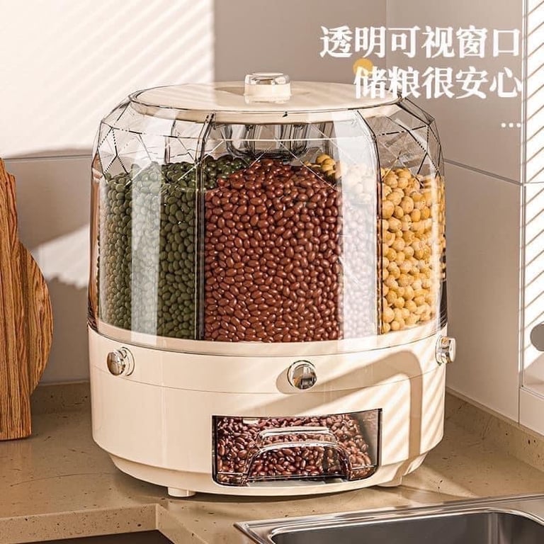 Hộp tròn chia ngăn đựng hạt