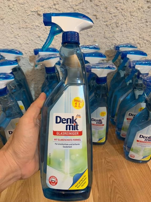 xịt lau kính Denkmit Glasreiniger 1L