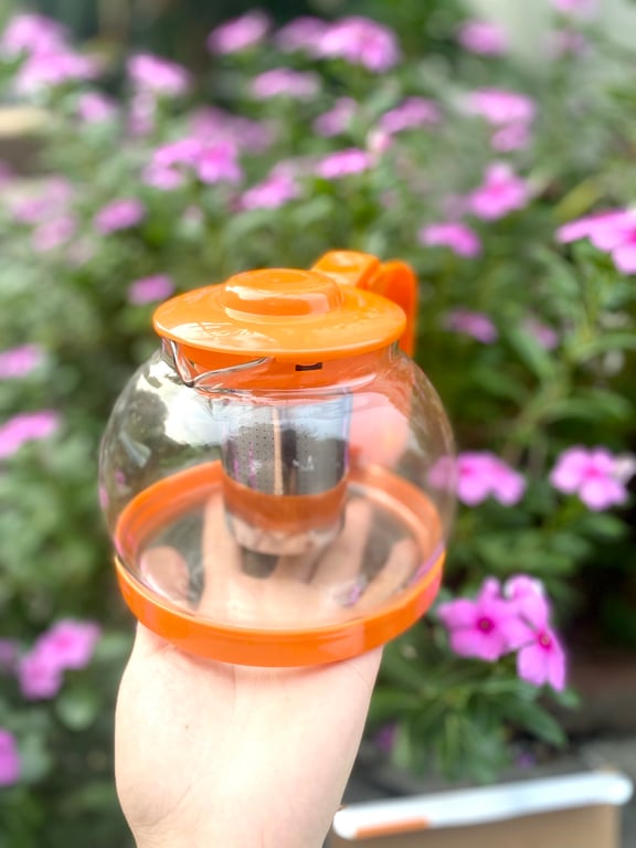 Ấm pha trà thủy tinh có lõi lọc 1.5l