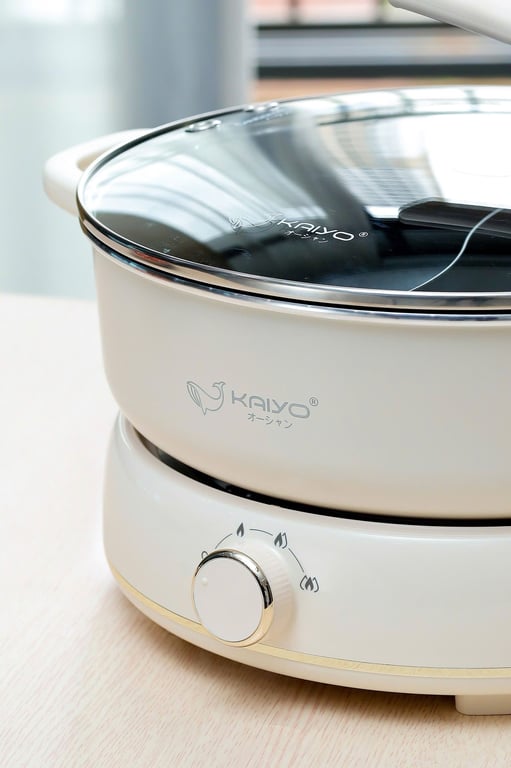 Nồi lẩu điện 2 ngăn Kaiyo size 6L (mã KHP-064)
