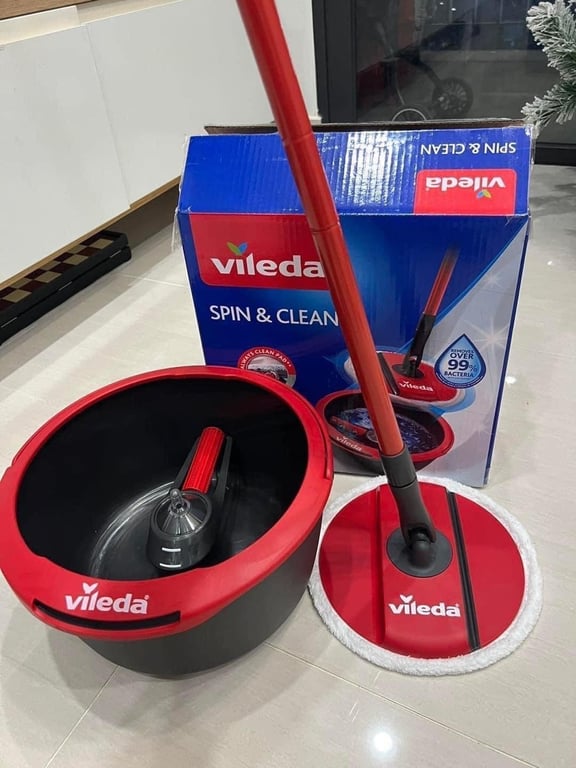 Cây lau nhà Đức Vileda Spin and Clean TSU161821