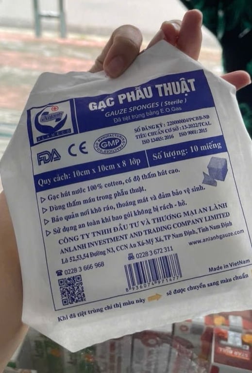 Gạc phẩu thuật lốc /10 gói