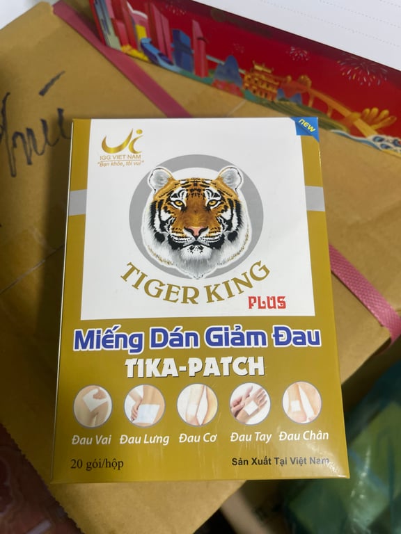 Dán  cọp trắng h/20 gói