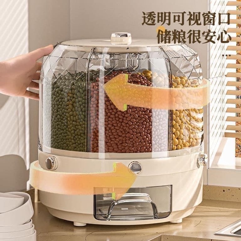 Hộp tròn chia ngăn đựng hạt