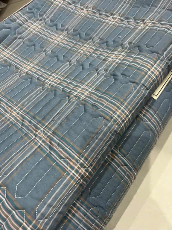 Bộ ga trần kèm vỏ gối cotton sợi tre MUJl