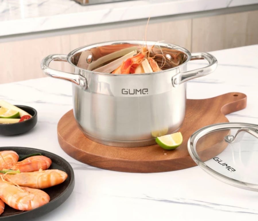 Bộ nồi 3 món Inox 304 Gume PS2201
