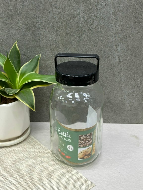 LỌ THỦY TINH CÓ QUAI XÁCH ECHO 1L