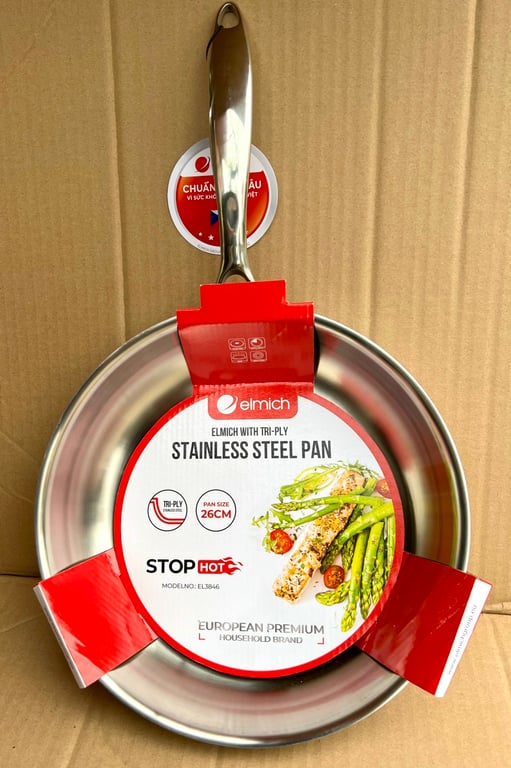CHẢO ELMICH TRIMAX ĐÚC LIỀN EL-3846 26cm