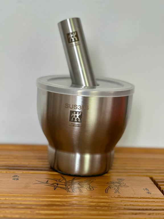 bộ Chày cối Inox 304  cỡ sz 13cm zwilling